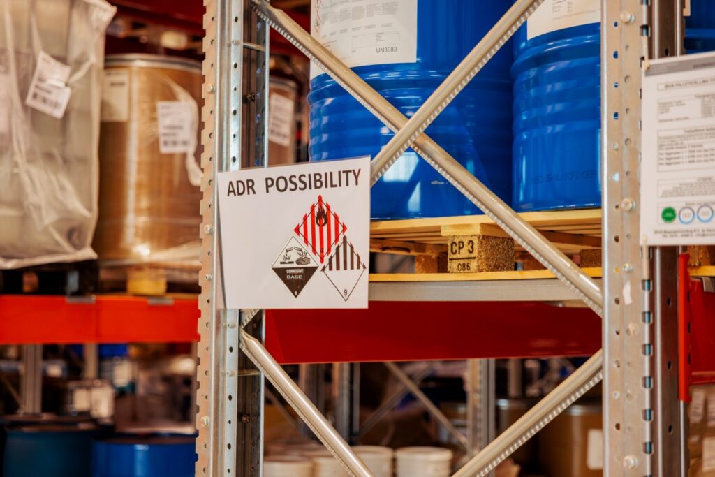 ADR-signing en veilig werken in het chemical warehouse van JCL Logistics